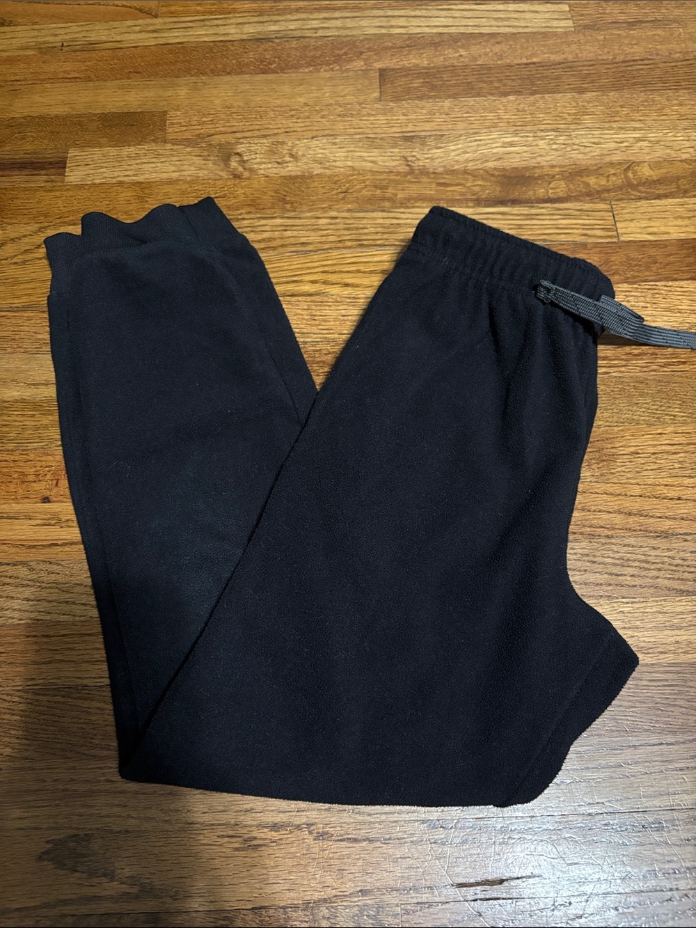 Cat & Jack girls black fleece jogging pants joggers size 8-10